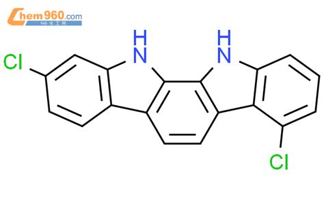 845619 98 9 INDOLO 2 3 A CARBAZOLE 2 7 DICHLORO 11 12 DIHYDRO 化学式结构式