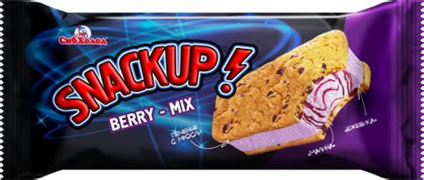 Мороженое СибХолод Сэндвич "SNACKUP" BERRY MIX | отзывы