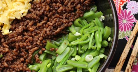 Un Peu Gay Dans Les Coings Bol De Riz Japonais Aux Trois Couleurs Sanshoku Donburi