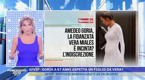 Gf Vip Vera Miales La Fidanzata Di Amedeo Goria Incinta