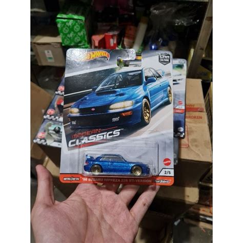 Jual Hotwheels Hot Wheels Subaru Impreza B Sti Version Modern Classics Shopee Indonesia