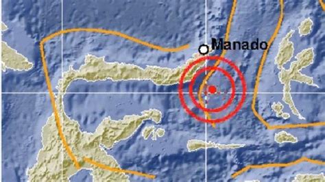 Gempa Hari Ini Bmkg Laporkan Gempa 5 Sr Guncang Bolaang Mongondow