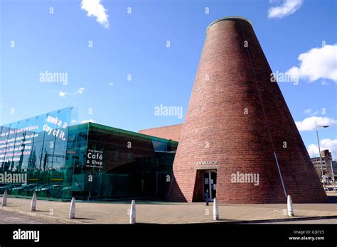 Entrance To The World Of Glass St Helens Merseyside Through Stock