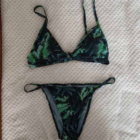 Tropical Triangle Bikini Women S Fashion Swimwear Bikinis Swimsuits On Carousell