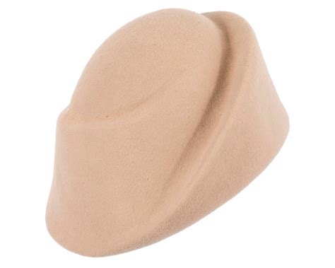Unique Nude Felt Hat By Max Alexander Fascinators Au