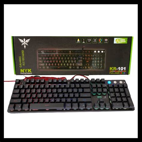 Jual Keyboard Gaming NYK Nemesis KR 101 Trojan Shopee Indonesia