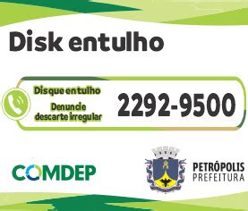 Telefone Disk Entulho - Disque Entulho – COMDEP