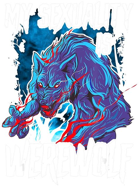 Impression photo Gay Pride Halloween Lgbt Ma sexualité est un loup garou sans étiquettes