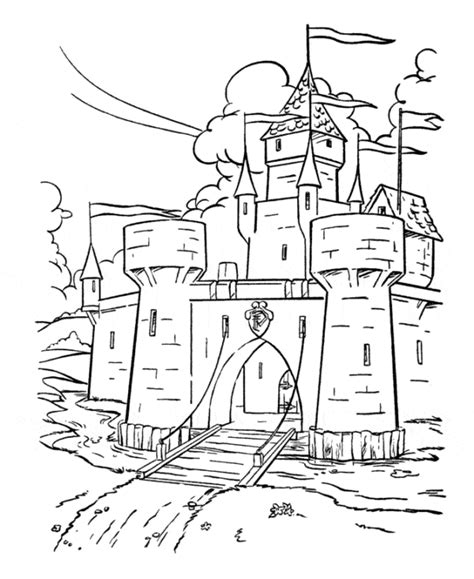 Desenhos Decastelo Para Colorir Imprima Gr Tis