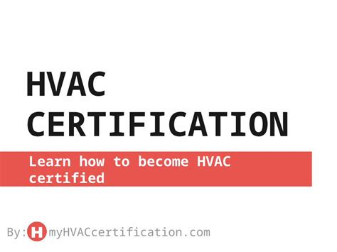 Pptx Hvac Certification Guide Dokumentips