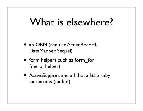 practical intro merb