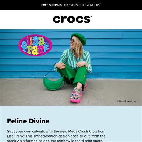 Omg Lisa Frank Mega Crush Clog Crocs