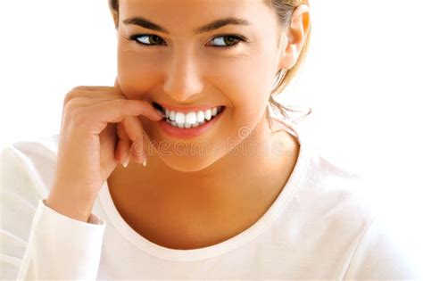 Jeune Fille Blonde Photo Stock Image Du Expression Assez