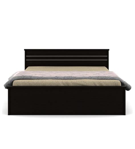 Kosmo Carnival Queen Size Bed In Natural Wenge Finish The Wooden Classics