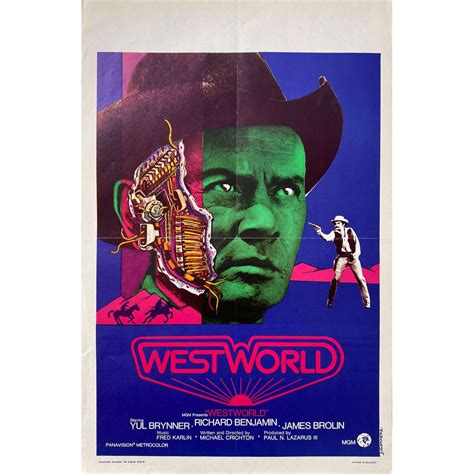 WESTWORLD Belgian Movie Poster - 14x21 in. - 1973