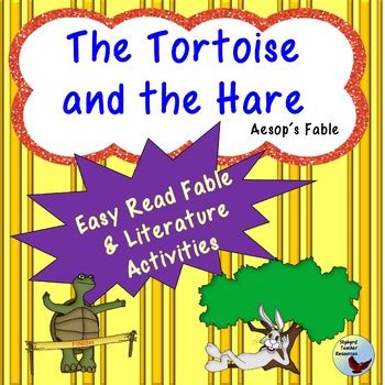 Aesop S Fable Reading Tortoise And The Hare Reading Comprehension