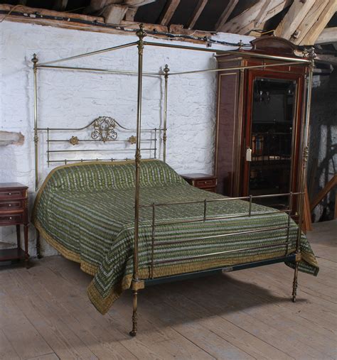 Winfield All Brass Four Poster King Size Bed