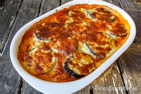 Moussaka Grekisk Grat Ng Med Aubergine