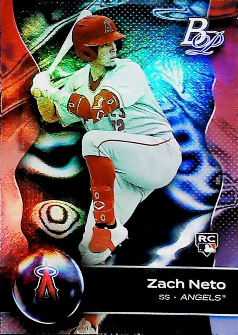 2023 Bowman Platinum 102 ZACH NETO ROOKIE LOS ANGELES ANGELS FREE SHIP