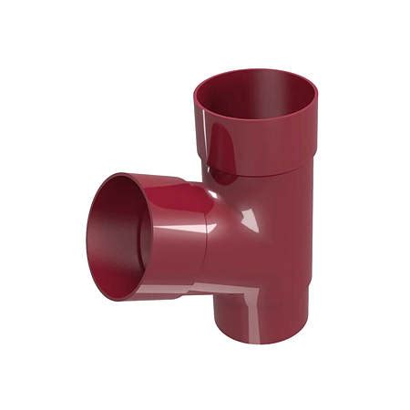 Ramificatie Pentru Burlan PVC D100 Mm Rosu MatHaus