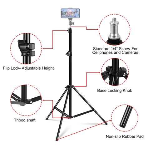 Studio Photo Anneau lumineux LED à variateur pour selfie ring light à