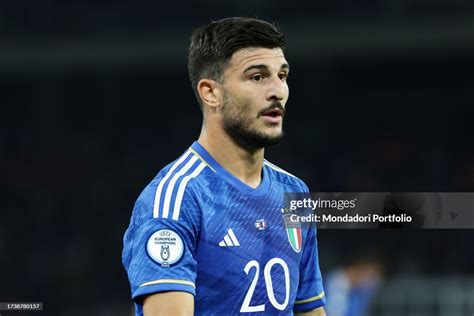 Riccardo Orsolini of Italy during the Euro 2024 Qualifiers 2024 Group ...