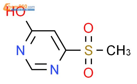 6 Methylsulfonyl 4 1H pyrimidinoneCAS号90389 20 1 960化工网