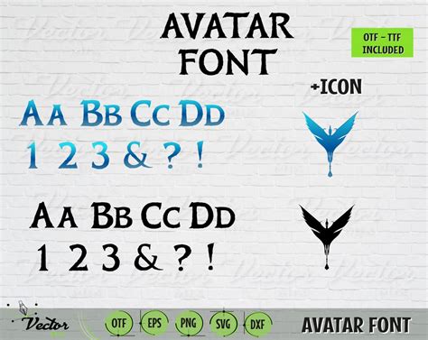 avatar font avatar font otf avatar font cricut avatar font
