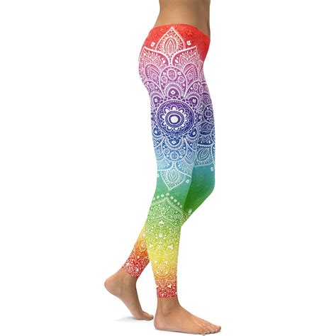 Rainbow Mandala Leggings