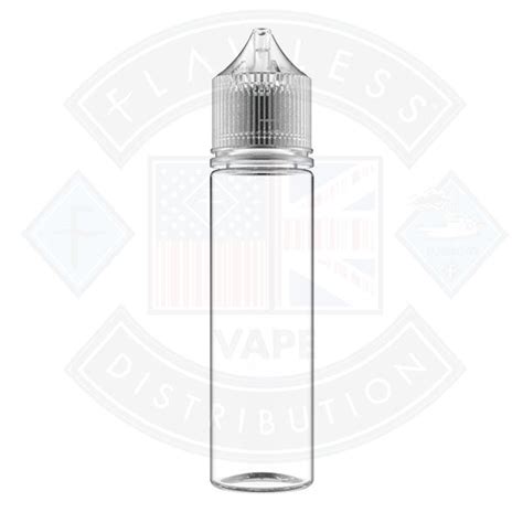 Chubby Gorilla 60ml Clear V3 Bottle With Natural Cap — Flawless Uk Vape Distribution Ltd