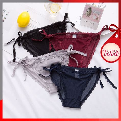 jual rv cd wanita  string sexy model jepang tali samping lace