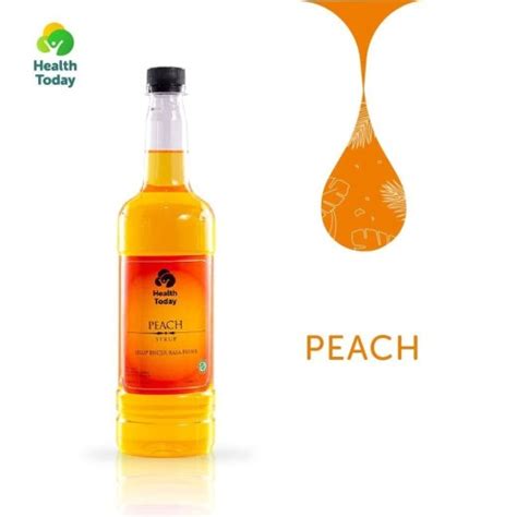 Jual Health Today Premium Peach Syrup Sirup Premium Rasa Peach