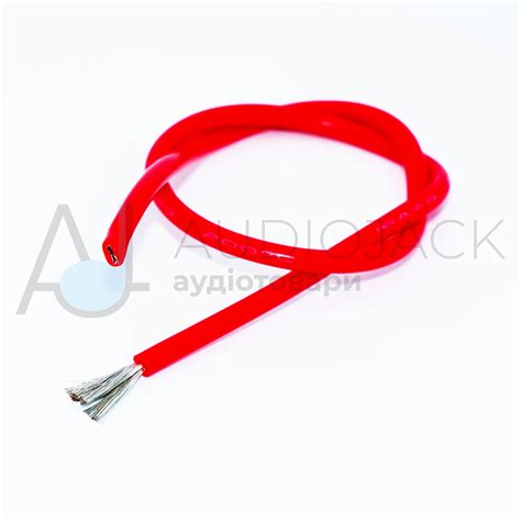 Кабель питания монтажный силиконовый 14AWG, 1C х 2.0мм2, гибкий, 1м ...