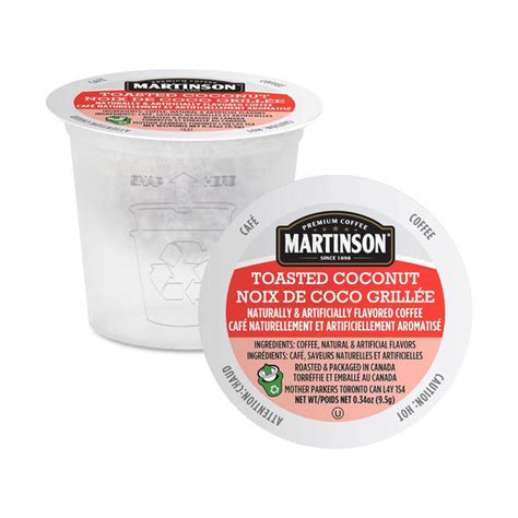 Martinson Toasted Coconut Single Serve Coffee 24 Pack Ecs Coffee