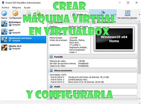 Como Crear M Quina Virtual En Virtualbox Y Configurarla