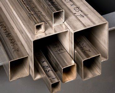 Standard Rectangular Steel Tubing Sizes