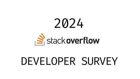 The 2024 StackOverflow Developer Survey YouTube