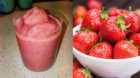 Receita De Smoothie De Morango Bem Cremoso Fácil E Simples