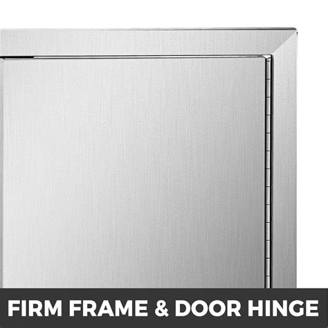 Buy Mophorn Bbq Access Door 31w X 24h Inch Double Bbq Door Stainless Steel With Recessed Handle