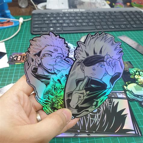 Jual Sticker Hologram Anime Besar Psh Jujutsu Kaisen Pcs