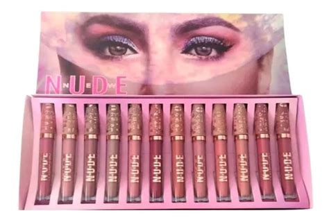 Labial Indeleble Mate New Nude Lip Gloss 12 Piezas MercadoLibre