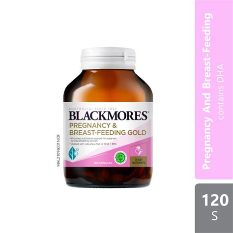 Blackmores Pregnancy And Breast Feeding Gold 120s Alpro Pharmacy