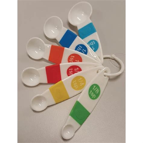 Plastic Measuring Spoons Set of 6 - HL258 - Buy Online at Nisbets