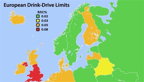 Alcohol Limits World Wide