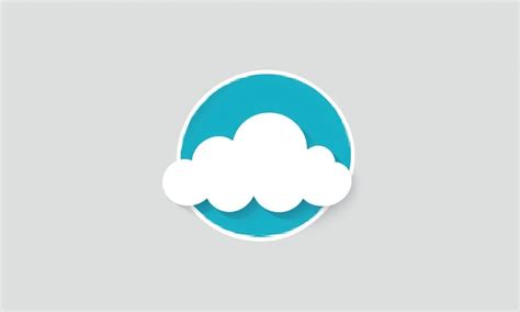 cloud icon flat design simple illustration cloud icon premium ai