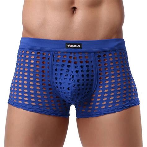 Boxer Shorty Boxer Sexy Amissi Pour Homme Culotte R Sille Respirante