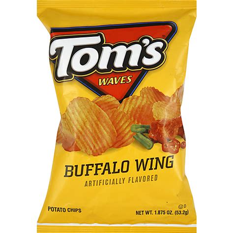 Toms Toms Potato Chips Wave Bfflo Wng 1875 Oz Potato Carlie Cs
