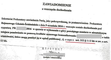 Umorzony prywatny akt oskarżenia z art 17 1 pkt 9 kpk pokrzywdzona