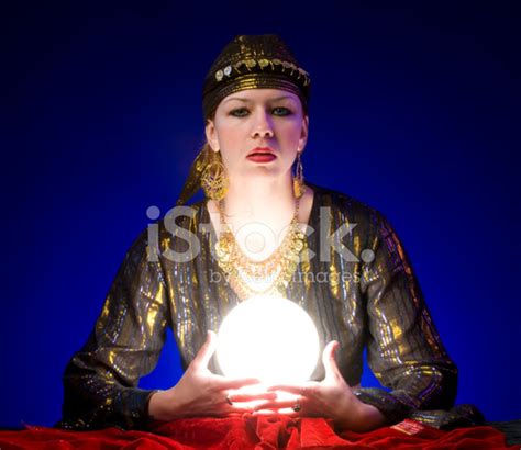 Fortune-Teller With Crystal Ball Stock Photo | Royalty-Free | FreeImages