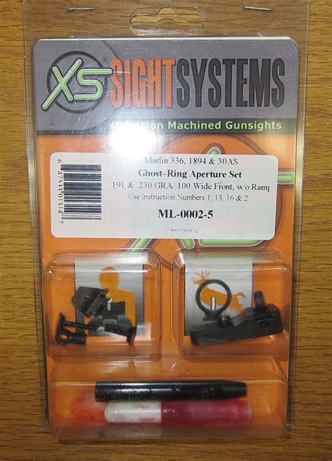 Xs Sight Systems Ghost Ring Set For Marlin 336 1894 30as W Dovetail